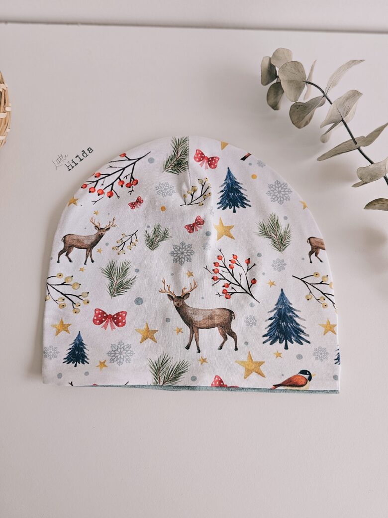 Beanie hat with lining - winter