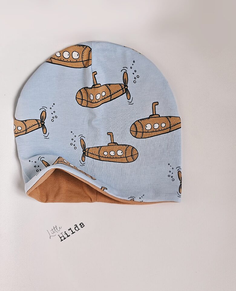 Beanie cepure ar oderi - zemūdenes