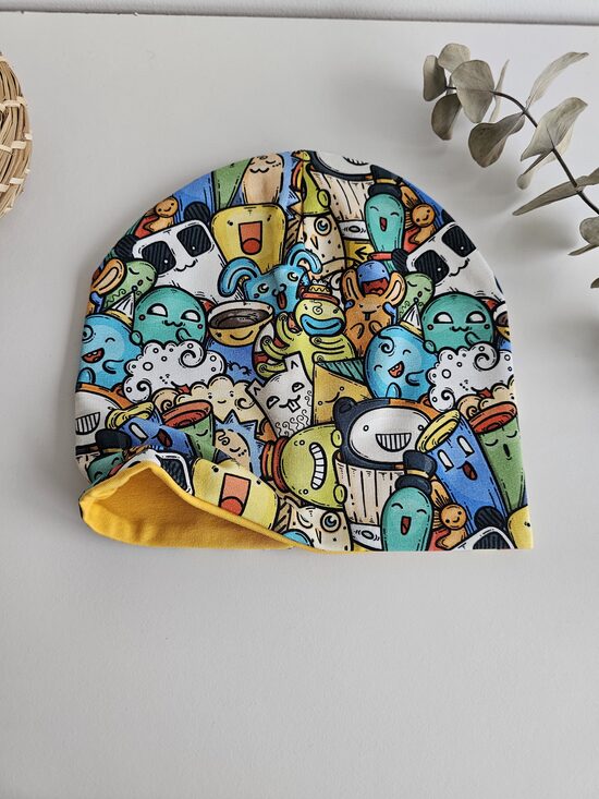 Beanie cepure ar oderi - doodle
