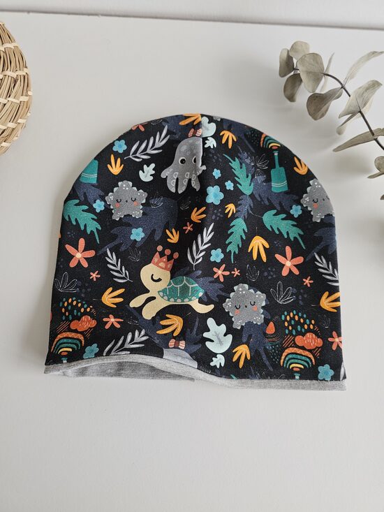 Beanie cepure ar oderi - zemūdens pasaule