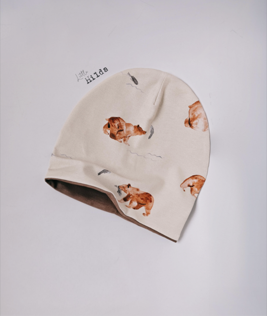 Beanie cepure ar oderi - lāči